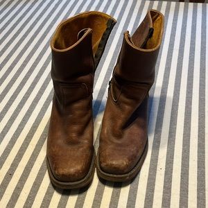 Frye brown leather boots